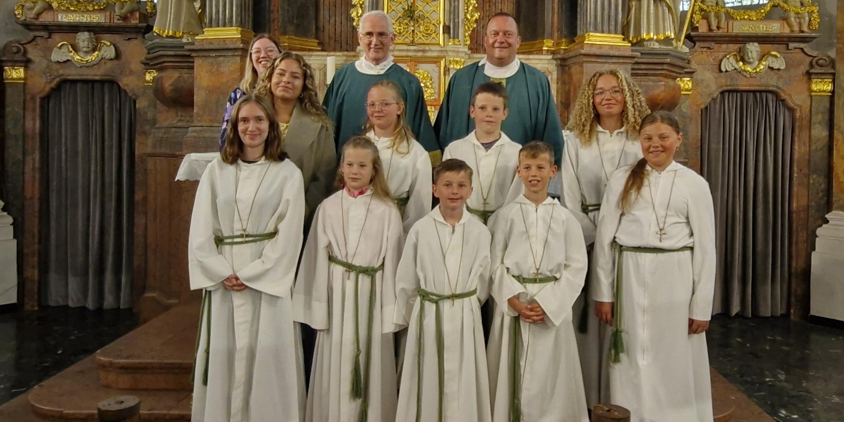 Neue Messdiener St. Franziskus