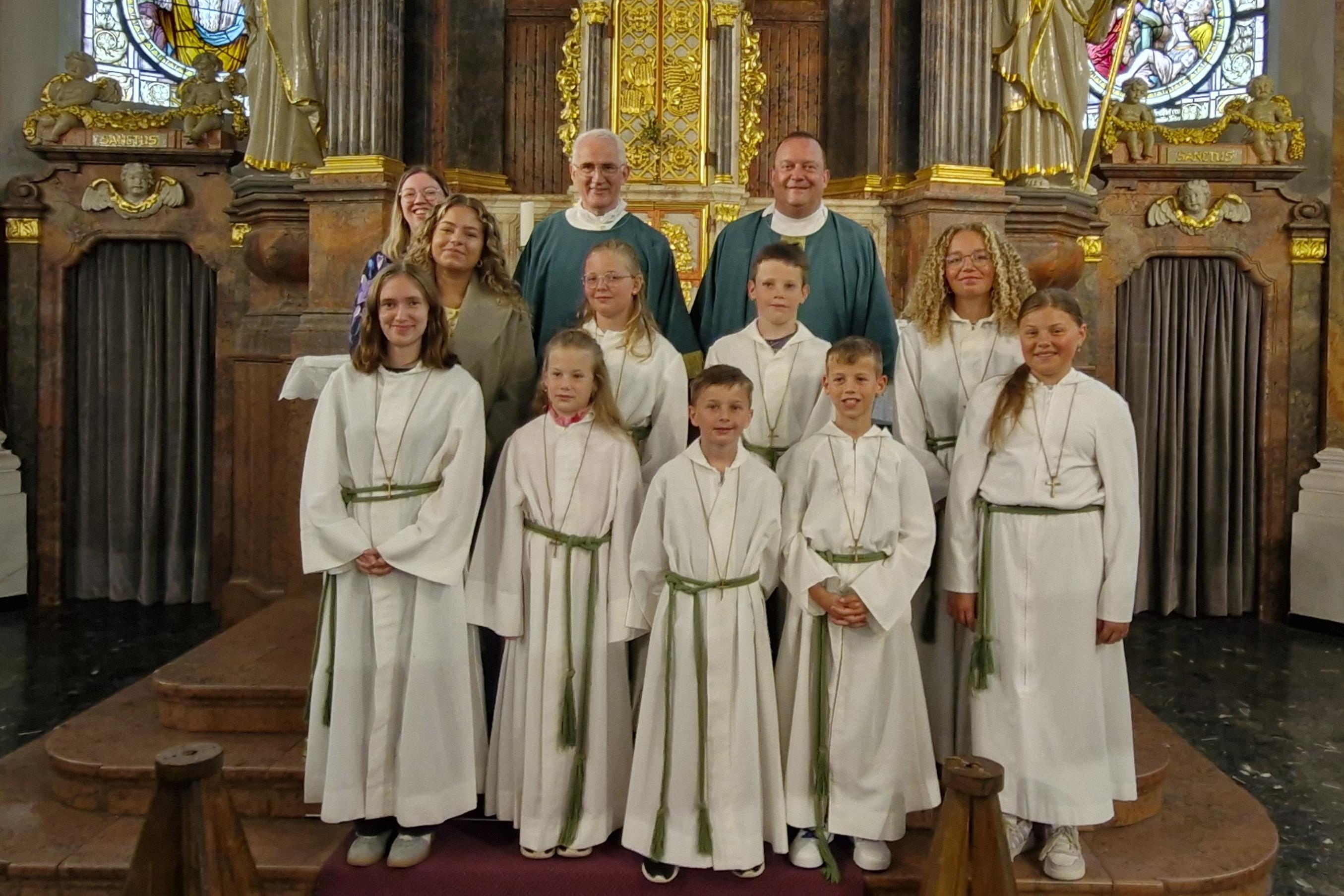 Neue Messdiener St. Franziskus