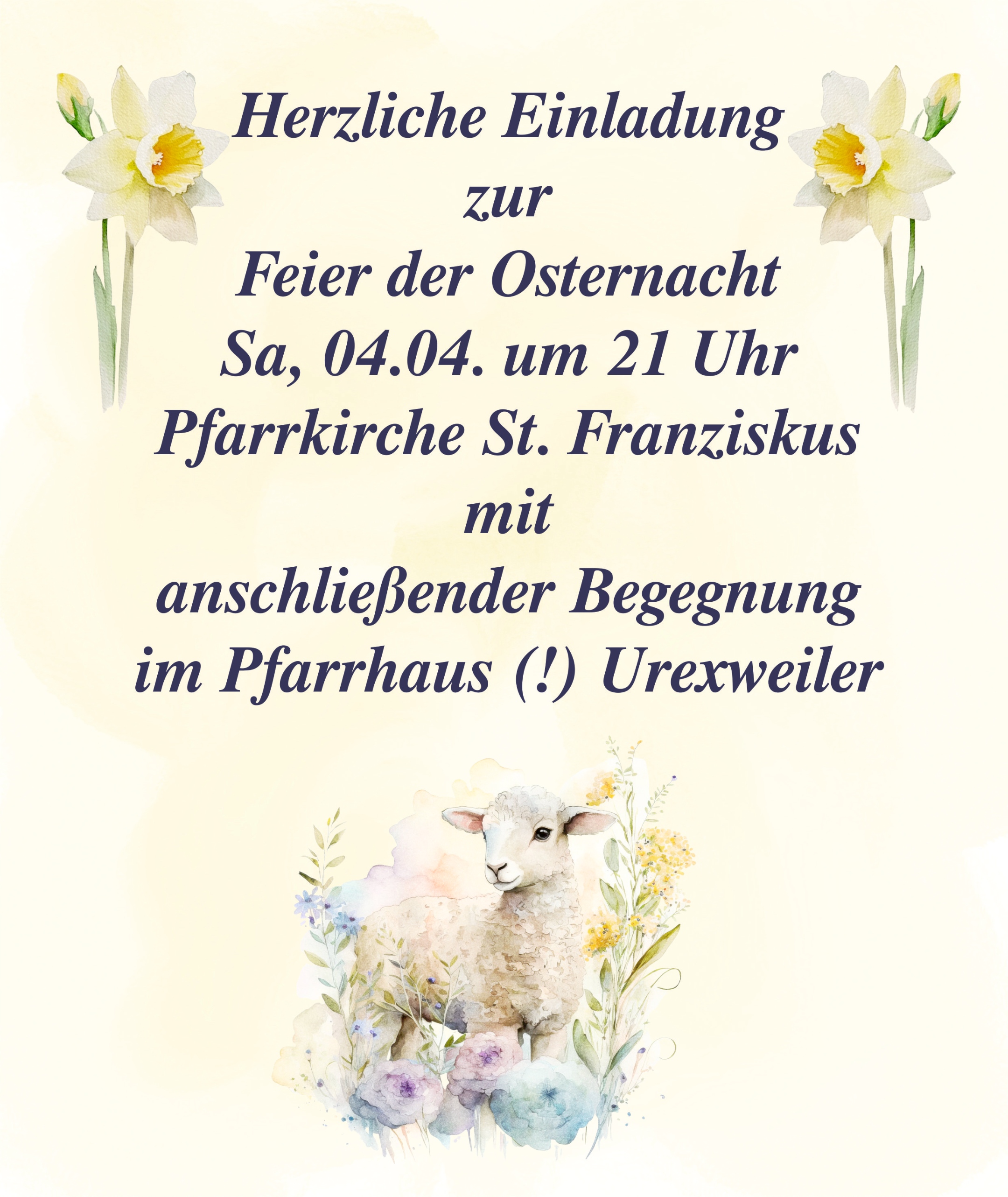 Einladung Osternacht 2026