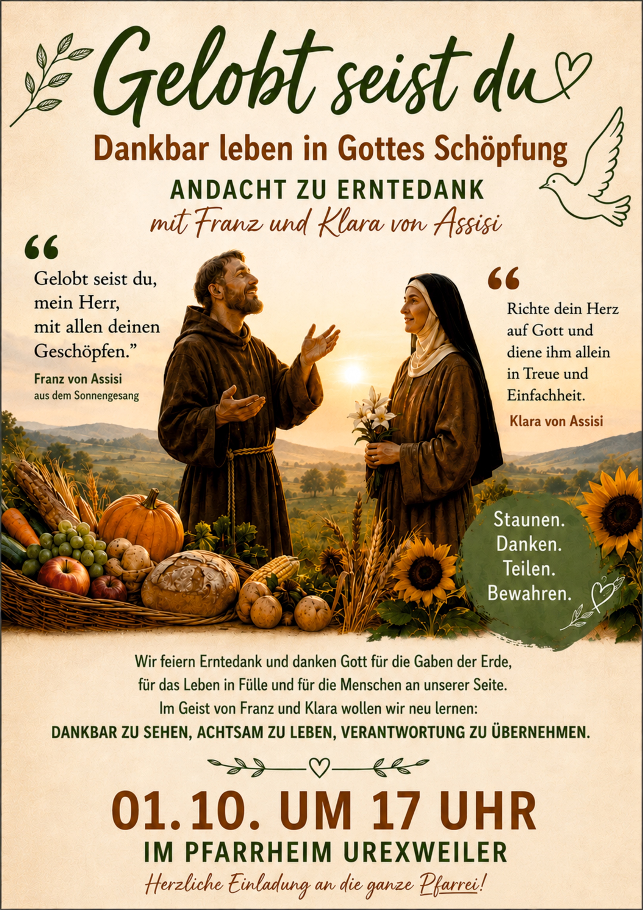 Erntedankandacht 2026