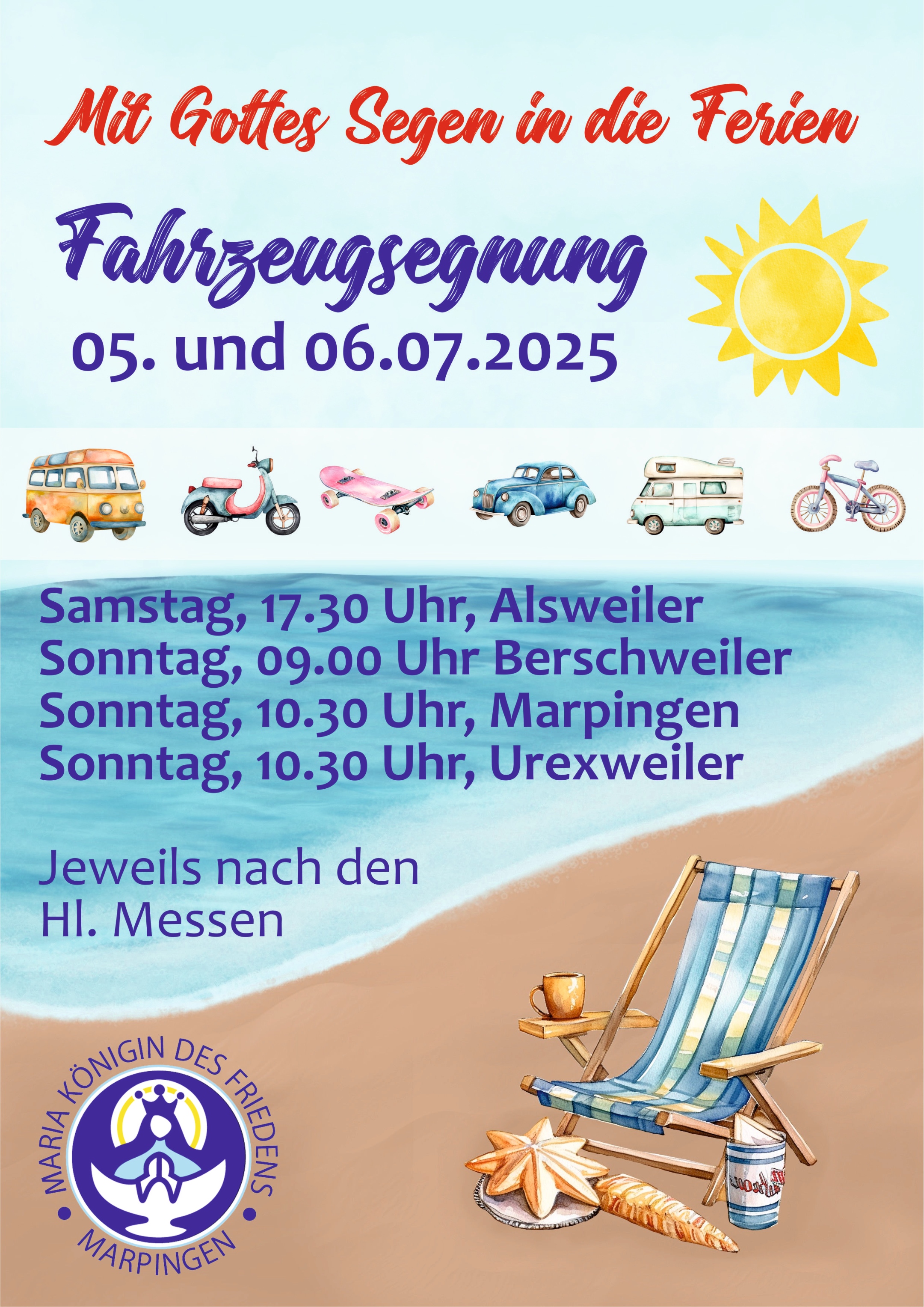 Fahrzeugsegnung