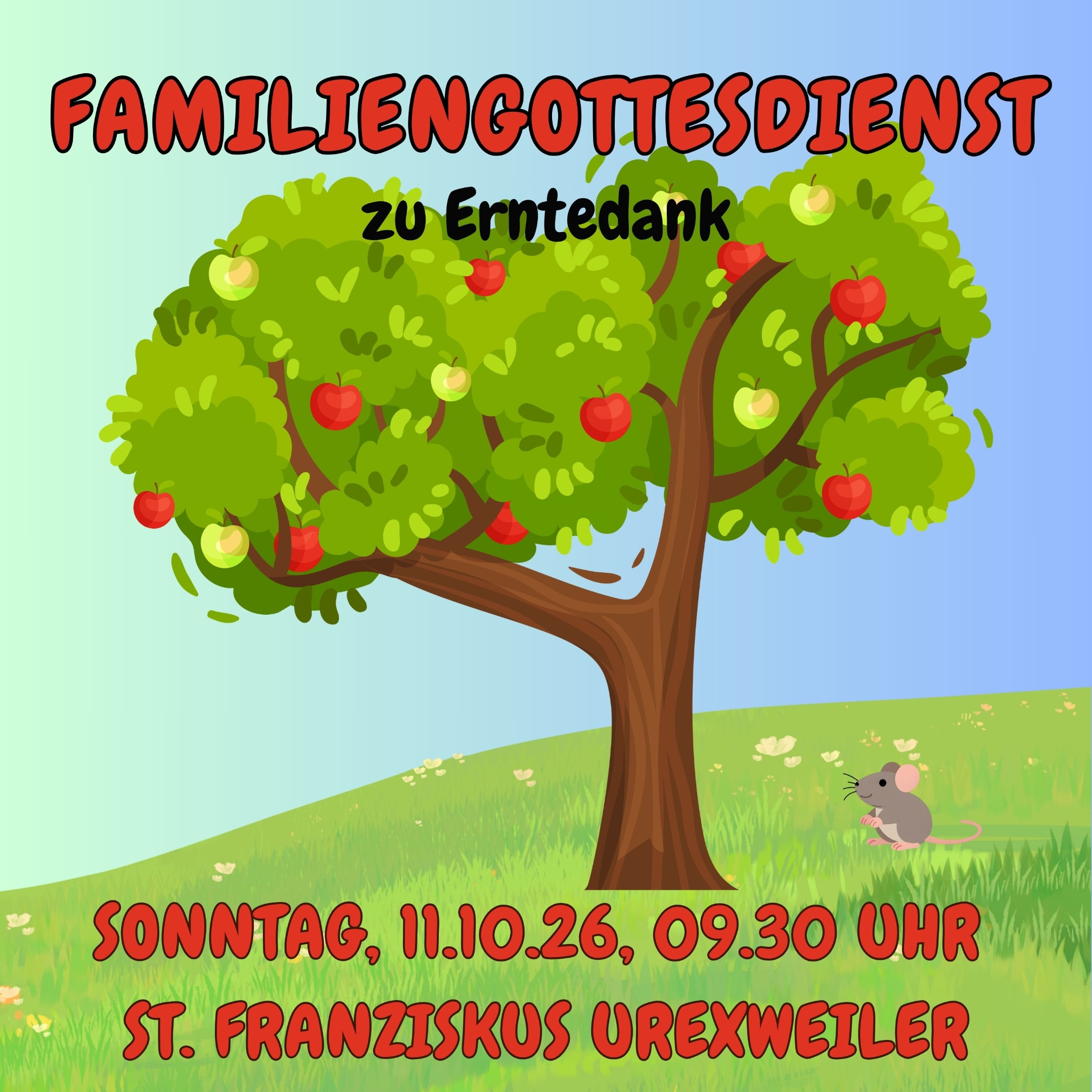 Familiengottesdienst Urexweiler 11.10.26