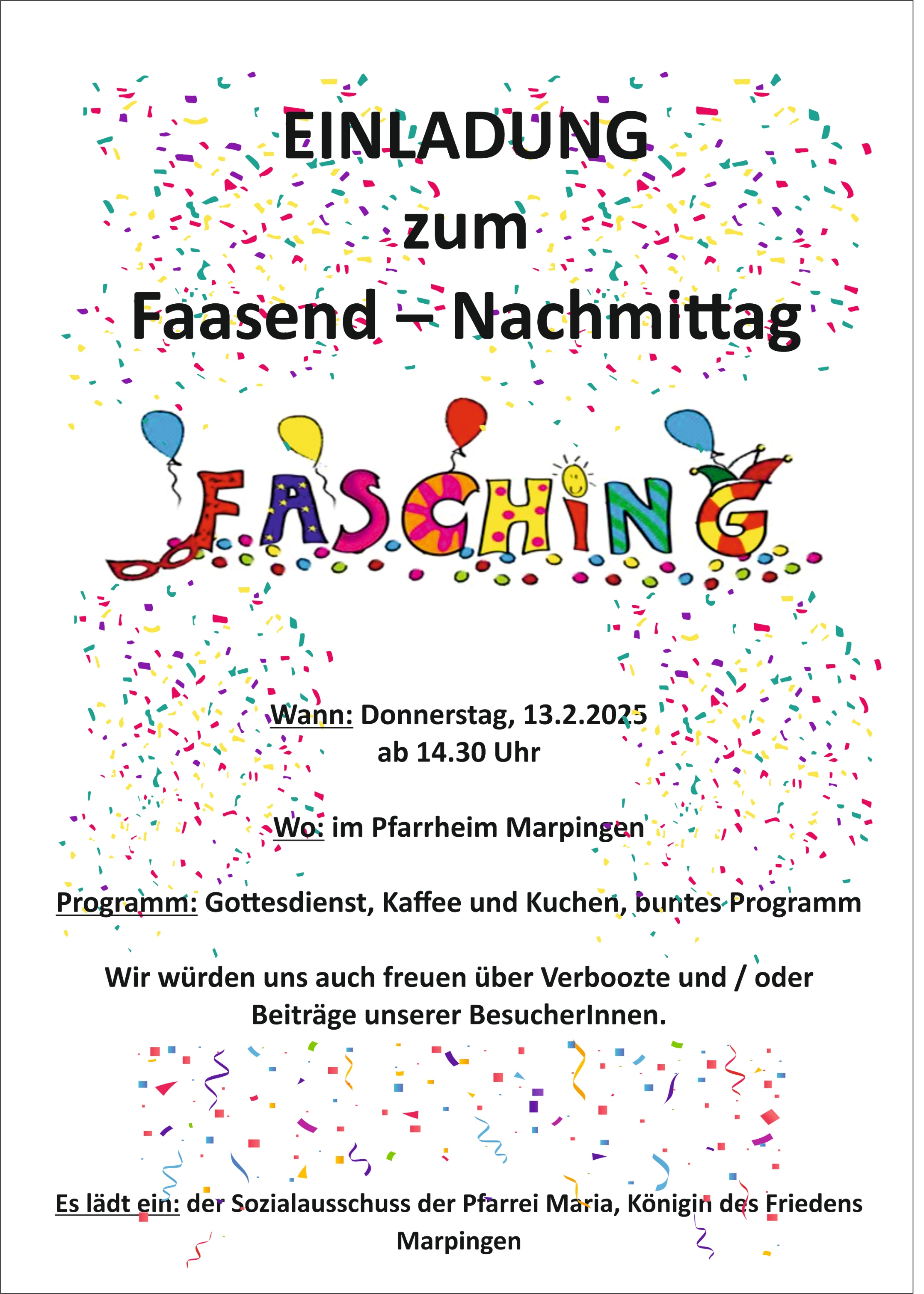 Fasching SozialA
