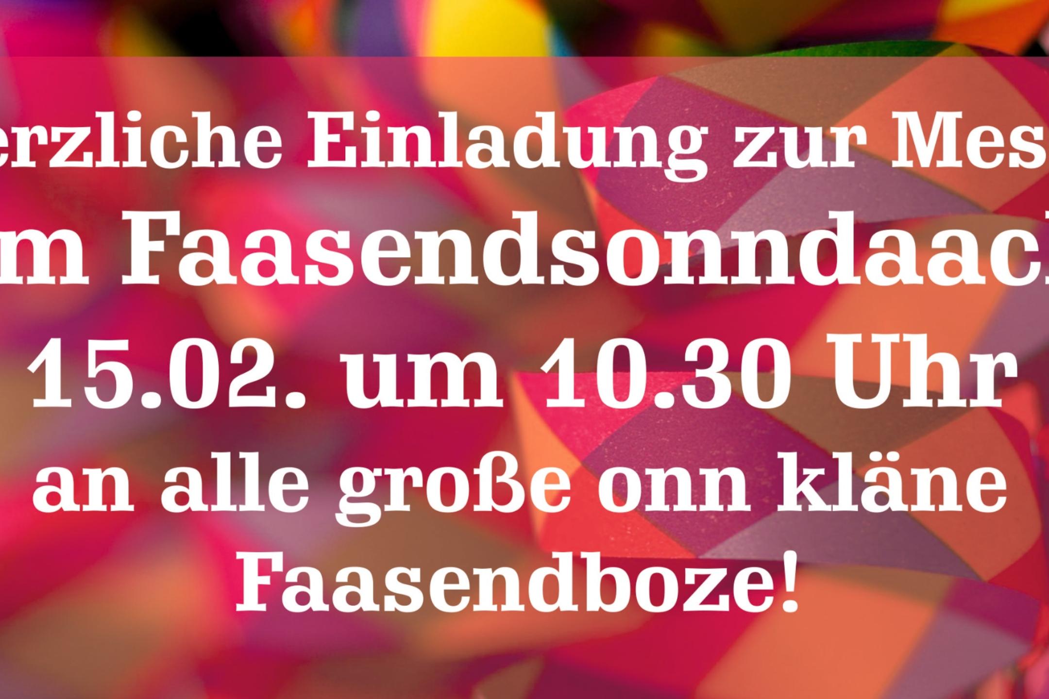 Fassendsonndach 2026