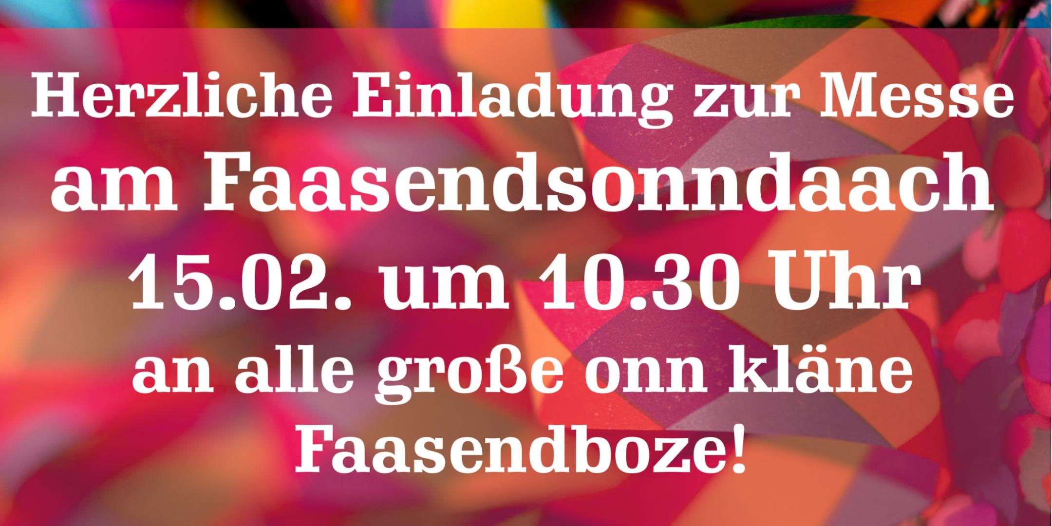 Fassendsonndach 2026