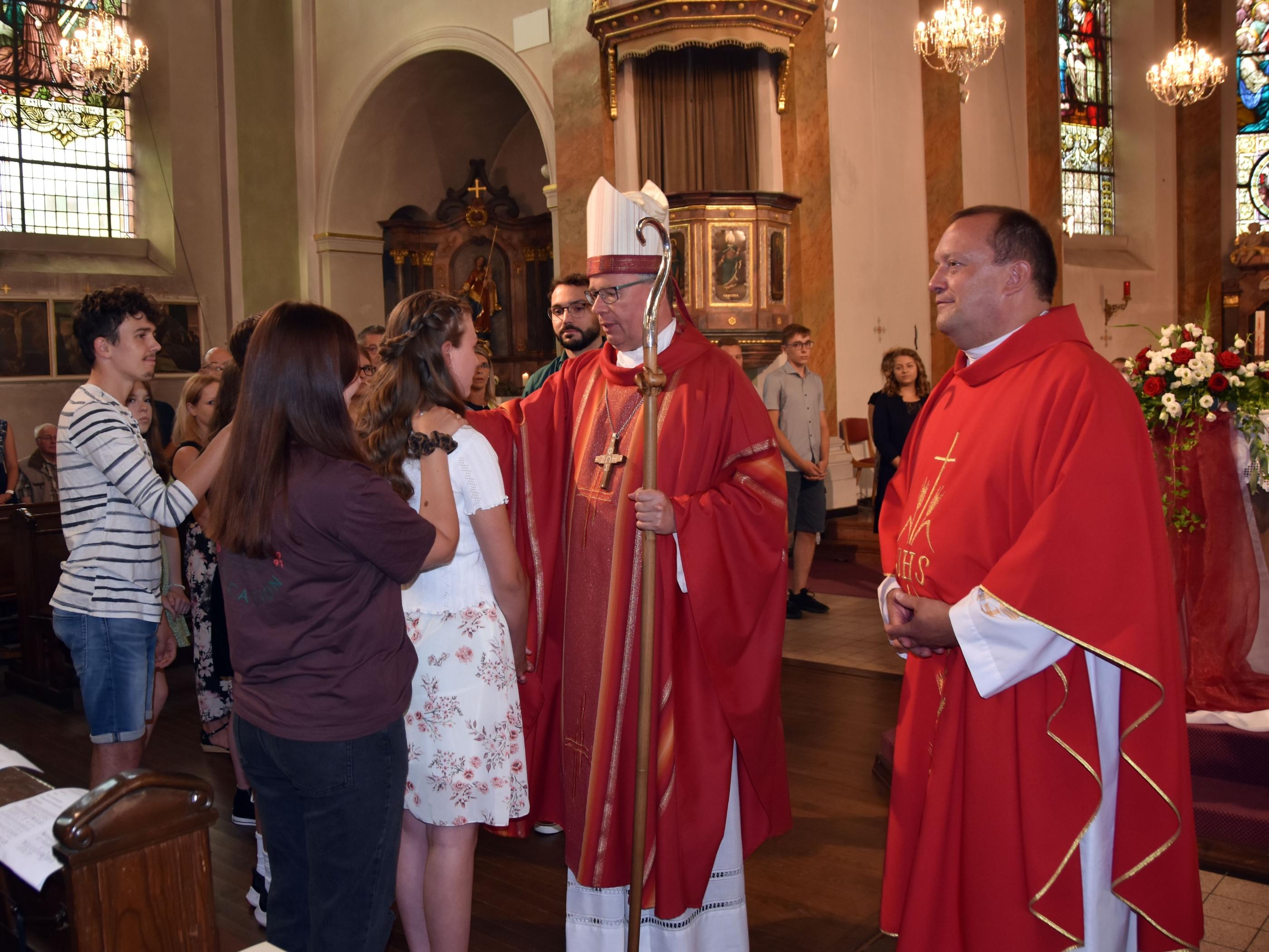 Firmgottesdienst Urexweiler mit Bischof Ackermann