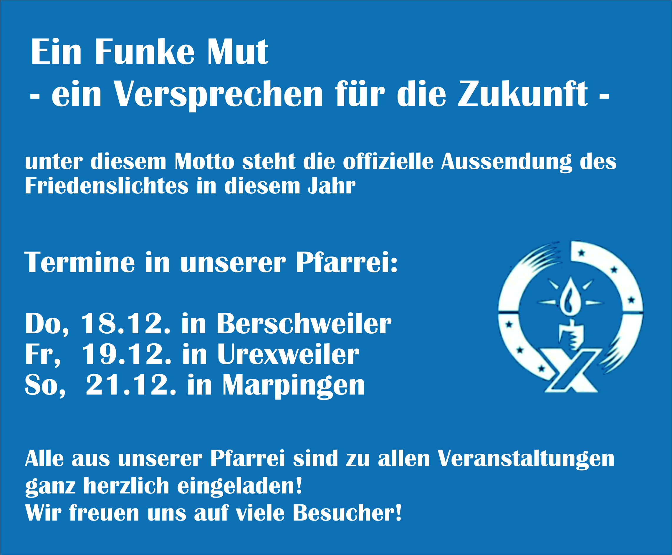 Friedenslicht Pfarrei