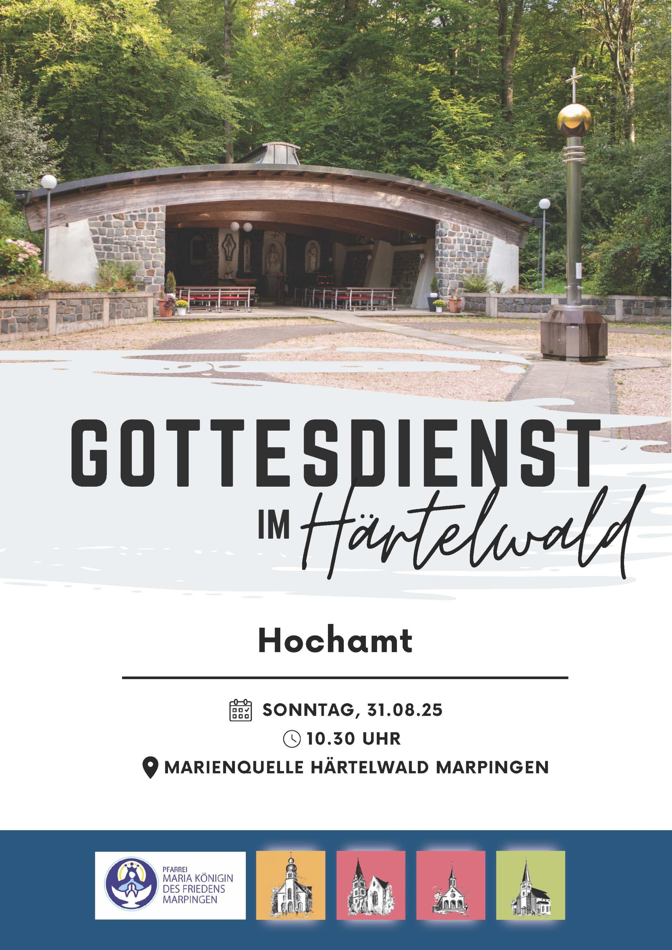 Gottesdienst im Härtelwald