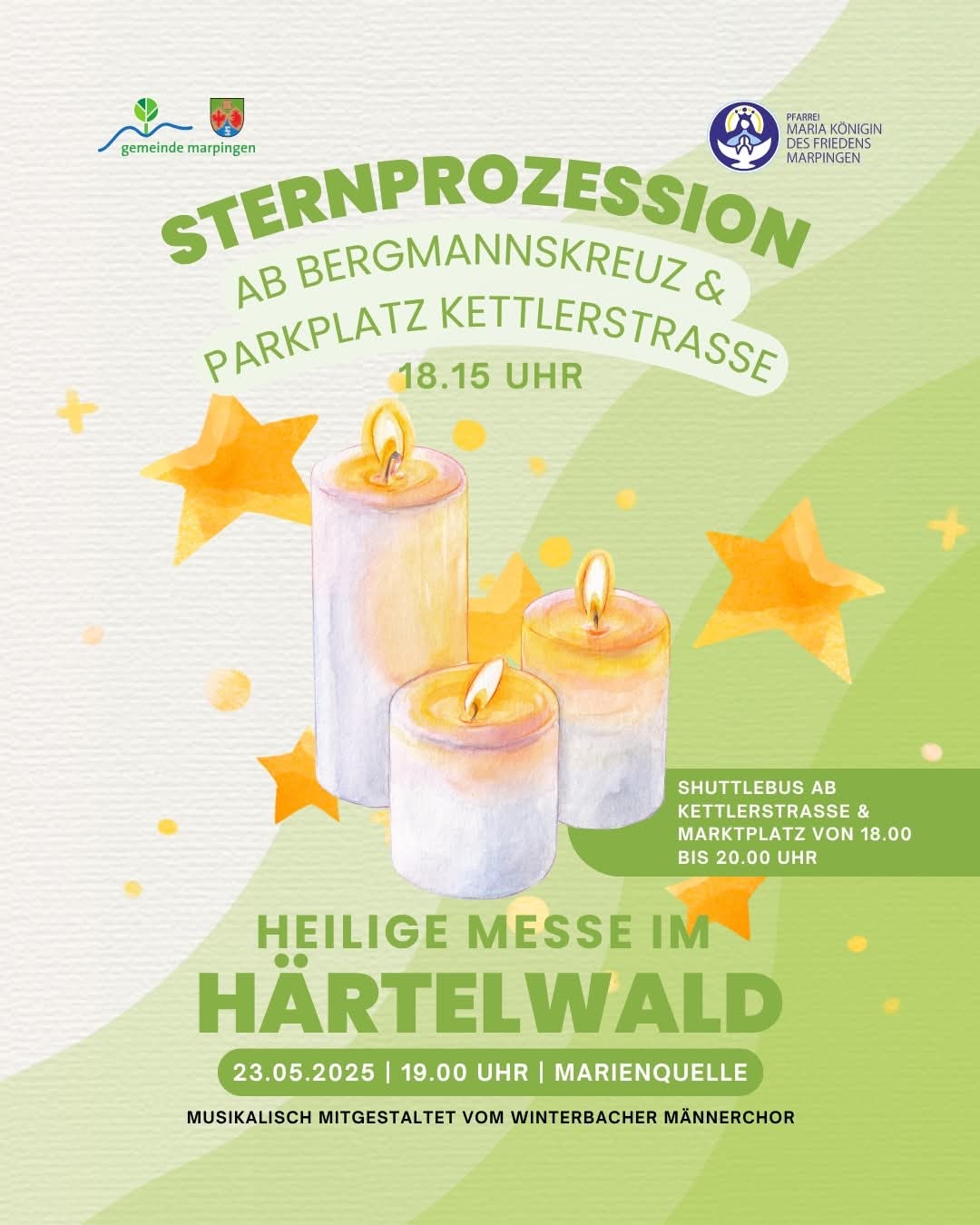 Sternprozession & Hl. Messe Härtelwald