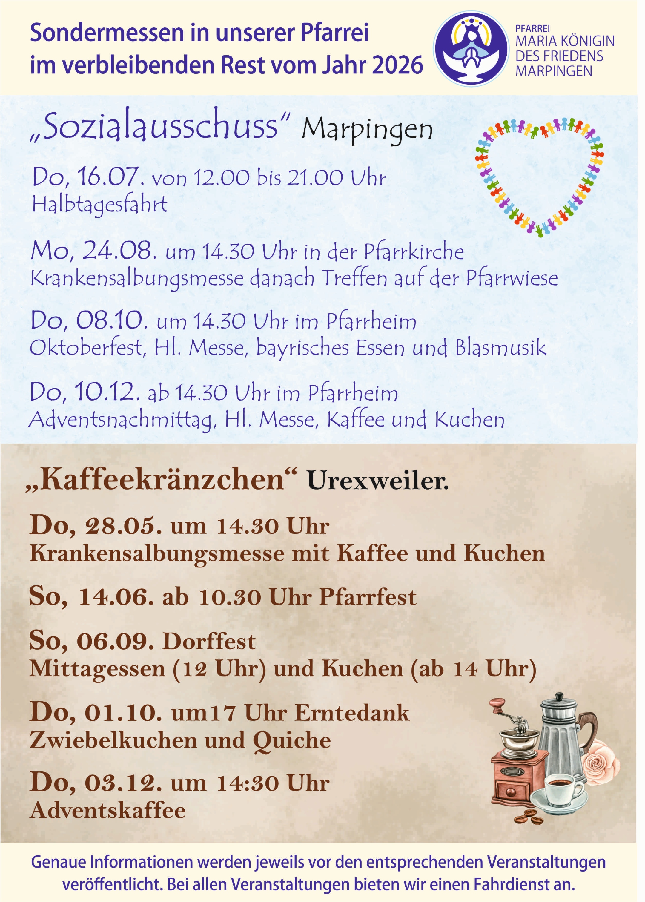 Kaffeekränzchen-Sozialausschuss Rest 2026