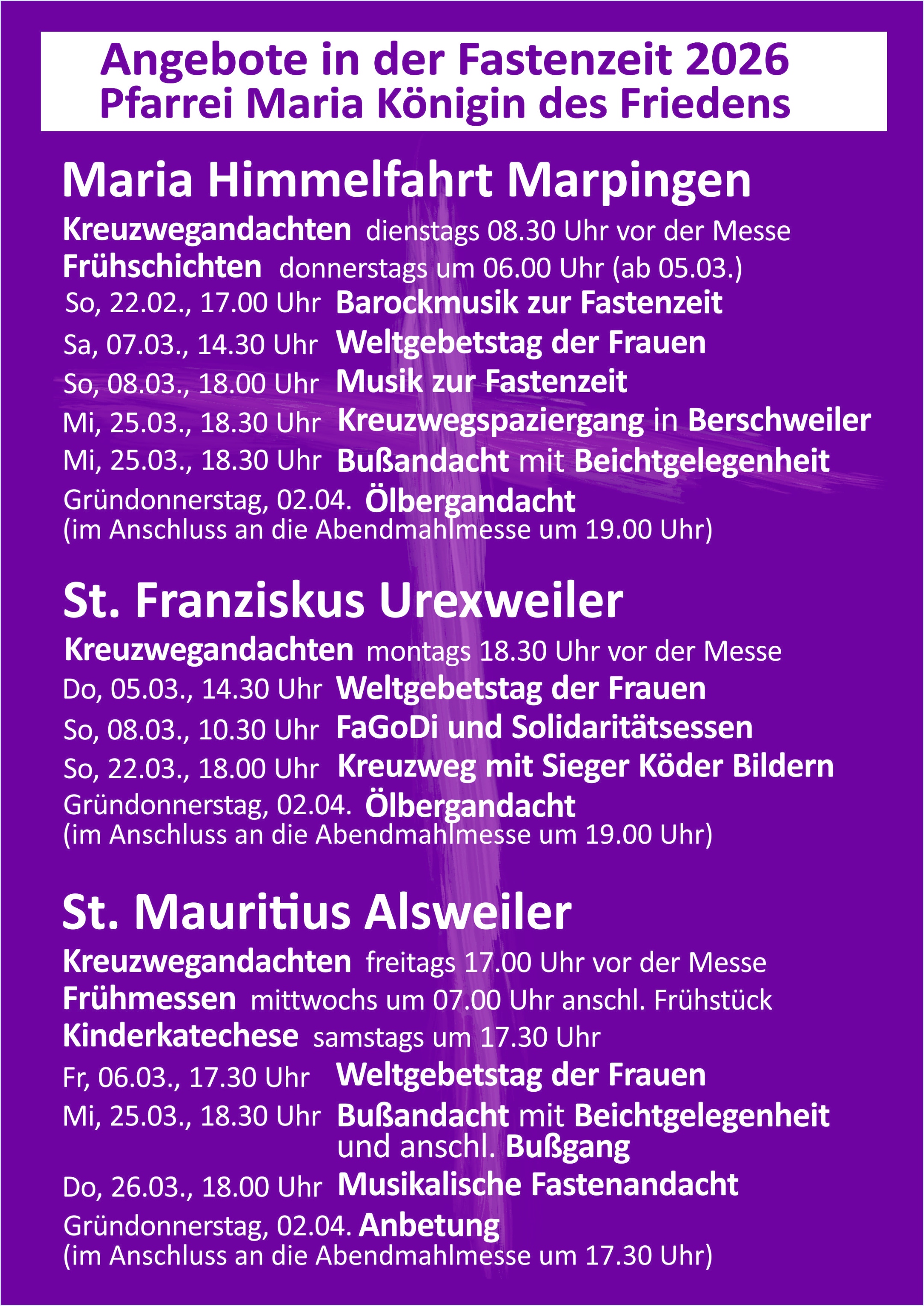 Kreuzwegandachten-Fastenzeit 2026