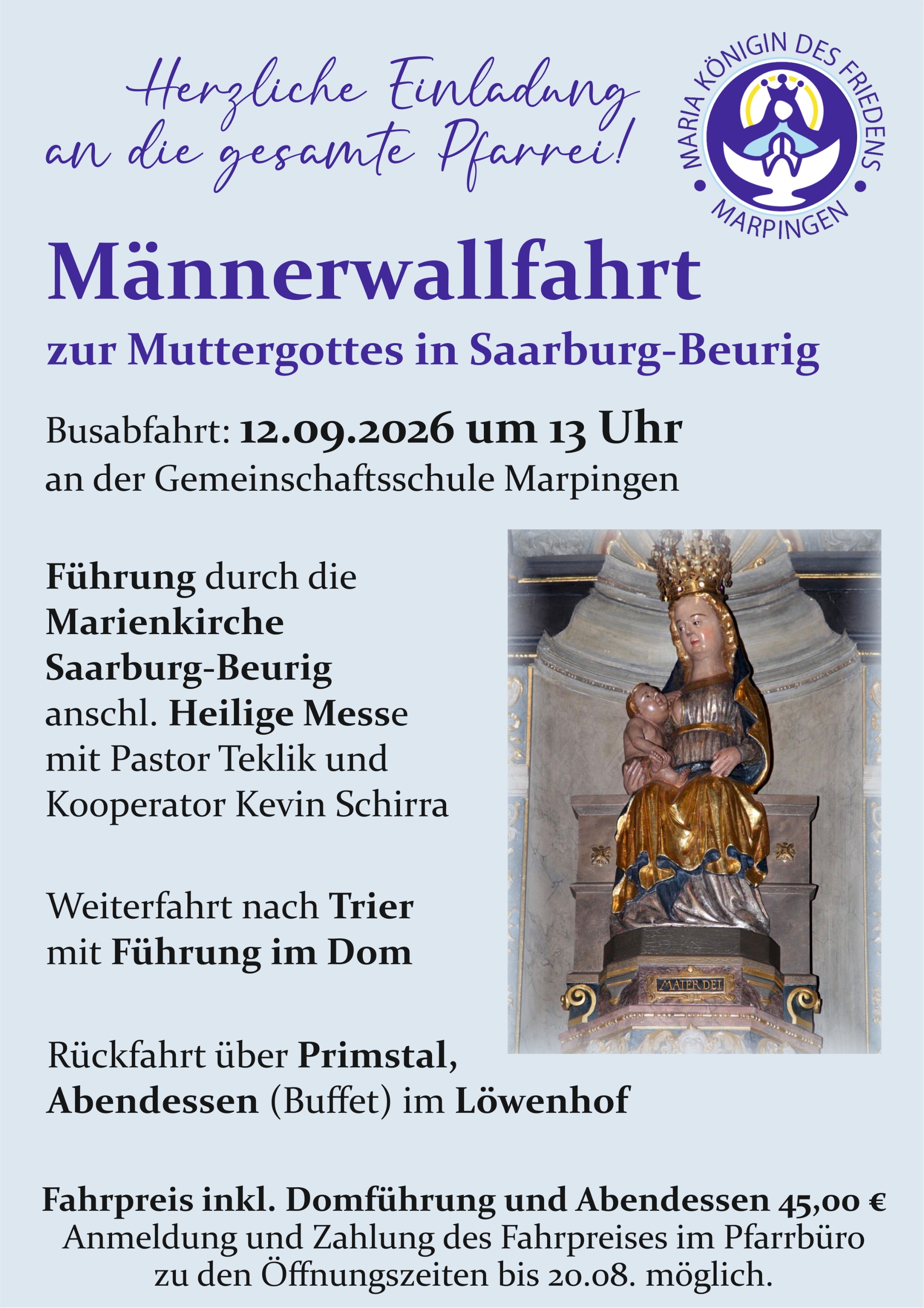 Männerwallfahrt 2026