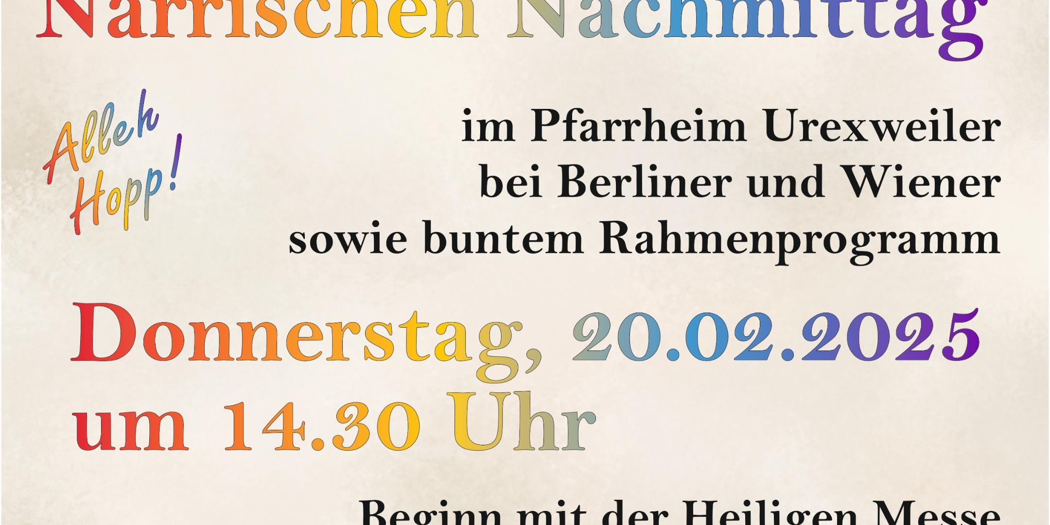 Närrisches Kaffeekränzchen 2025