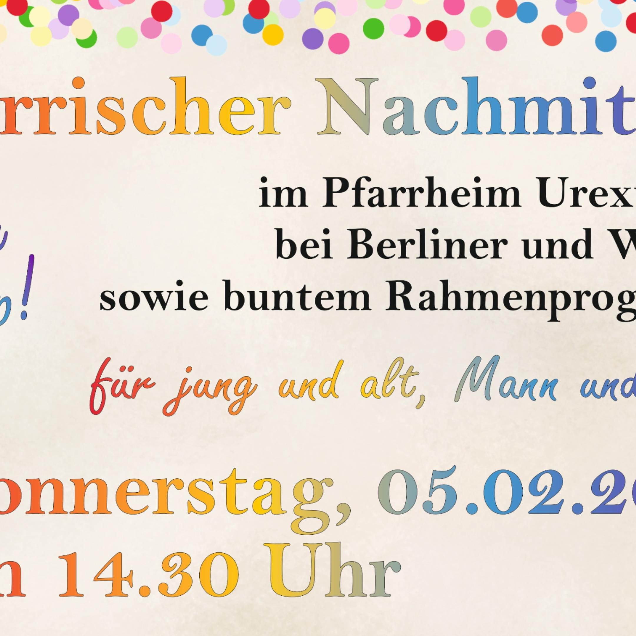 Närrisches Kaffeekränzchen 2026