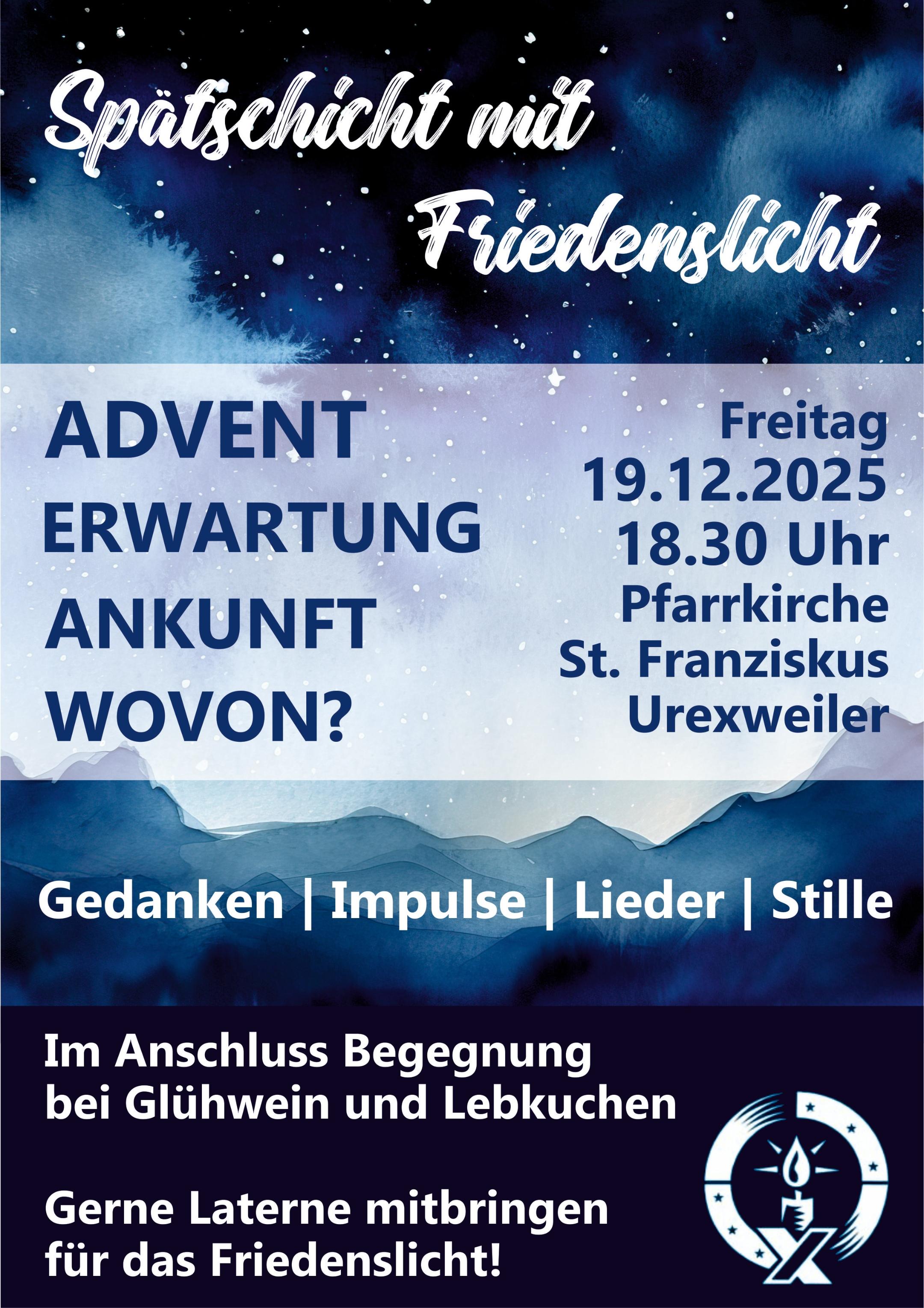 Plakat Advent Spätschicht 2025_2 (c) Tina Görgen Plakat Advent Spätschicht 2025_2