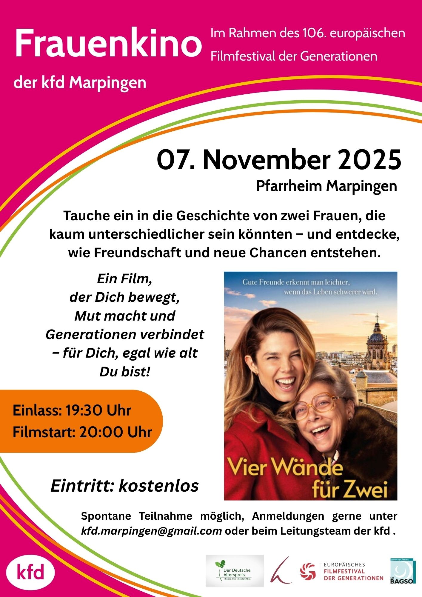 Plakat Filmabend 07.11.2025