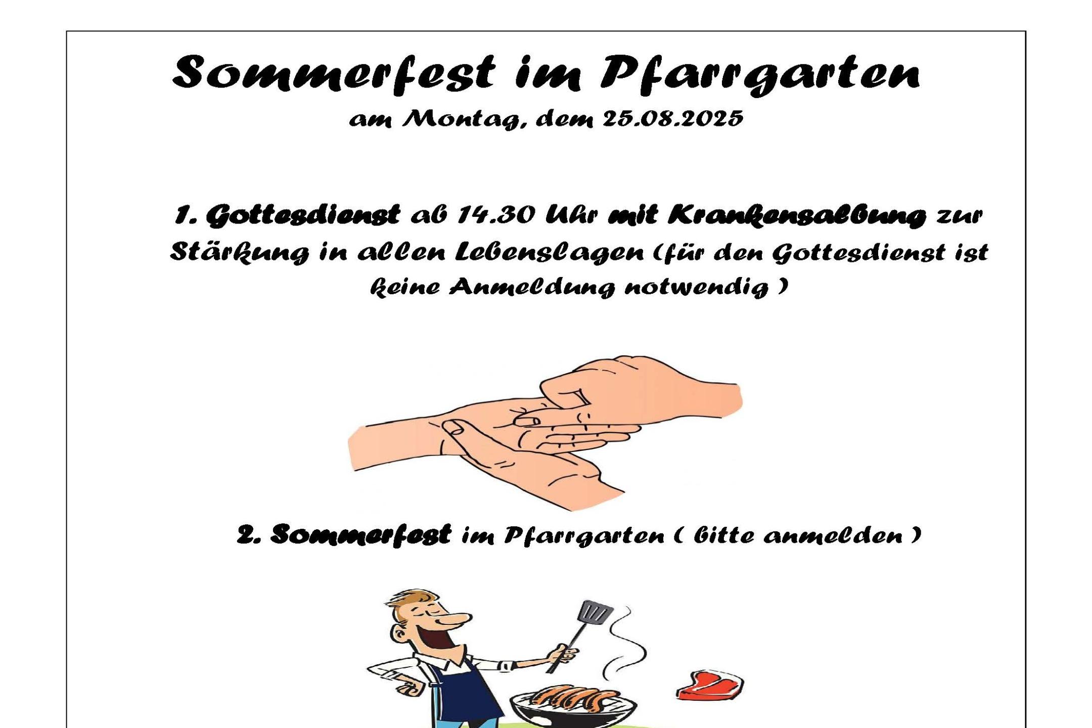Plakat Sommerfest 2025
