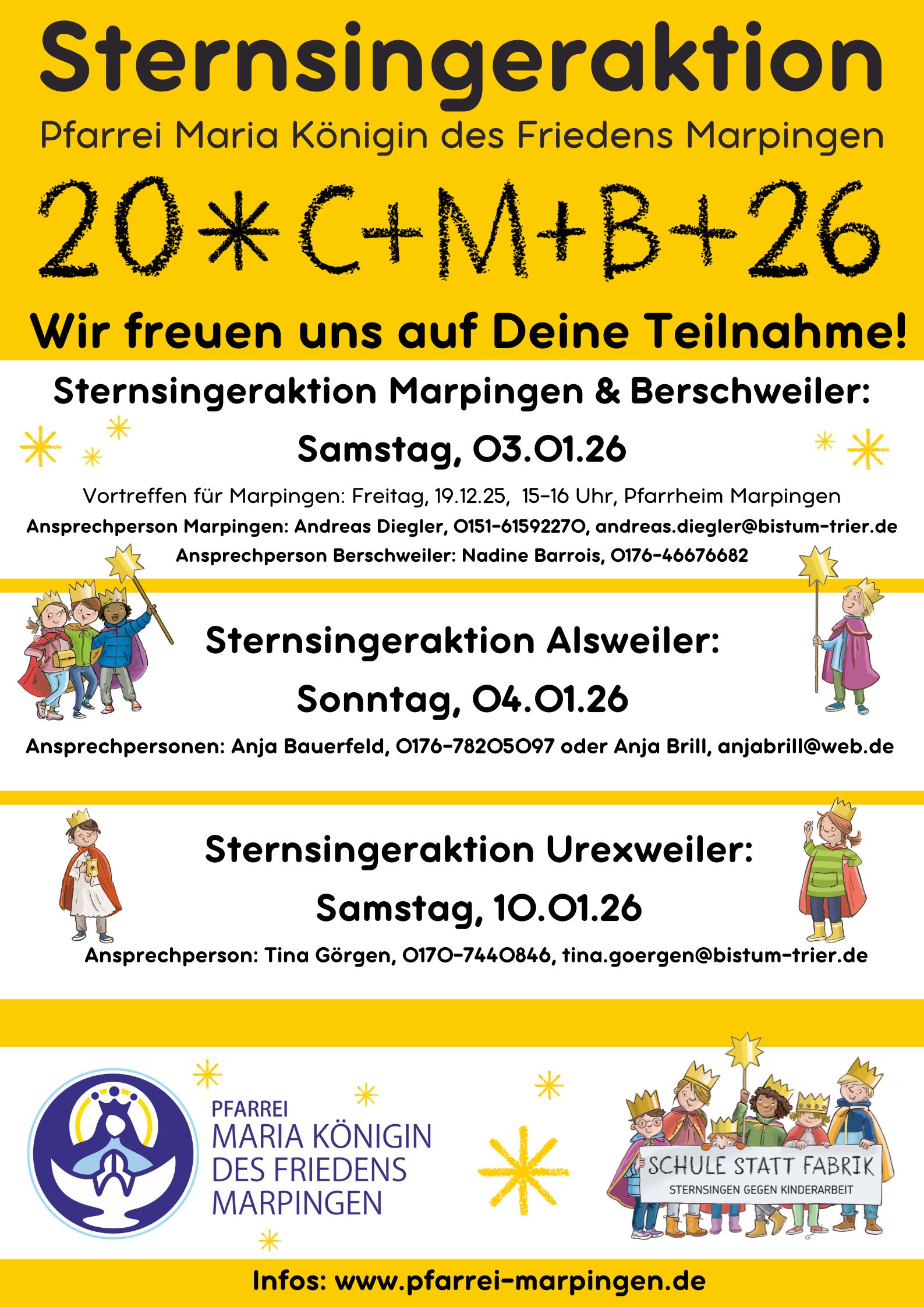 Sternsingeraktion 2026