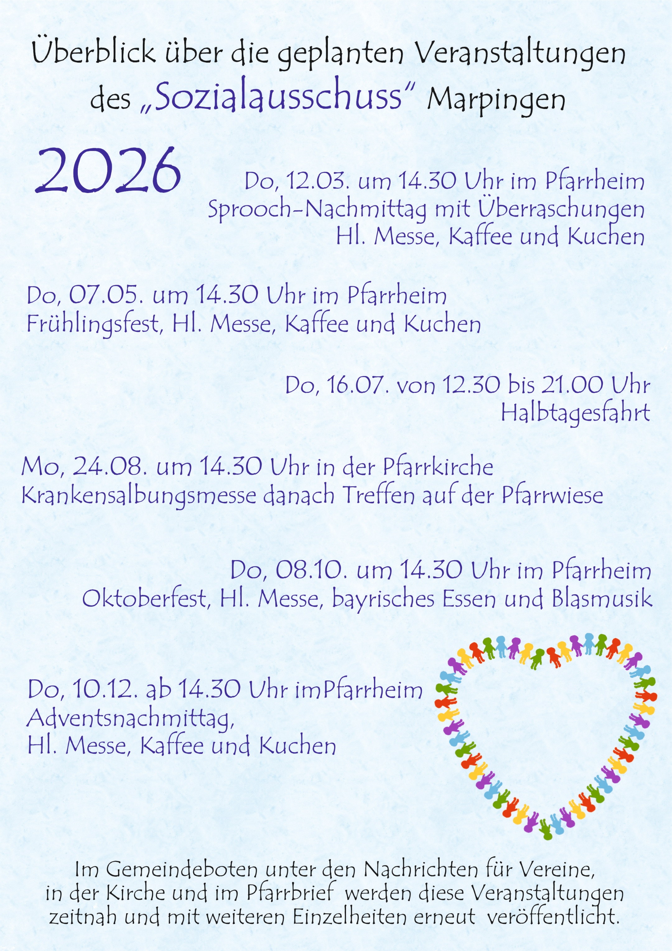 Übersicht Sozialausschuss 2026