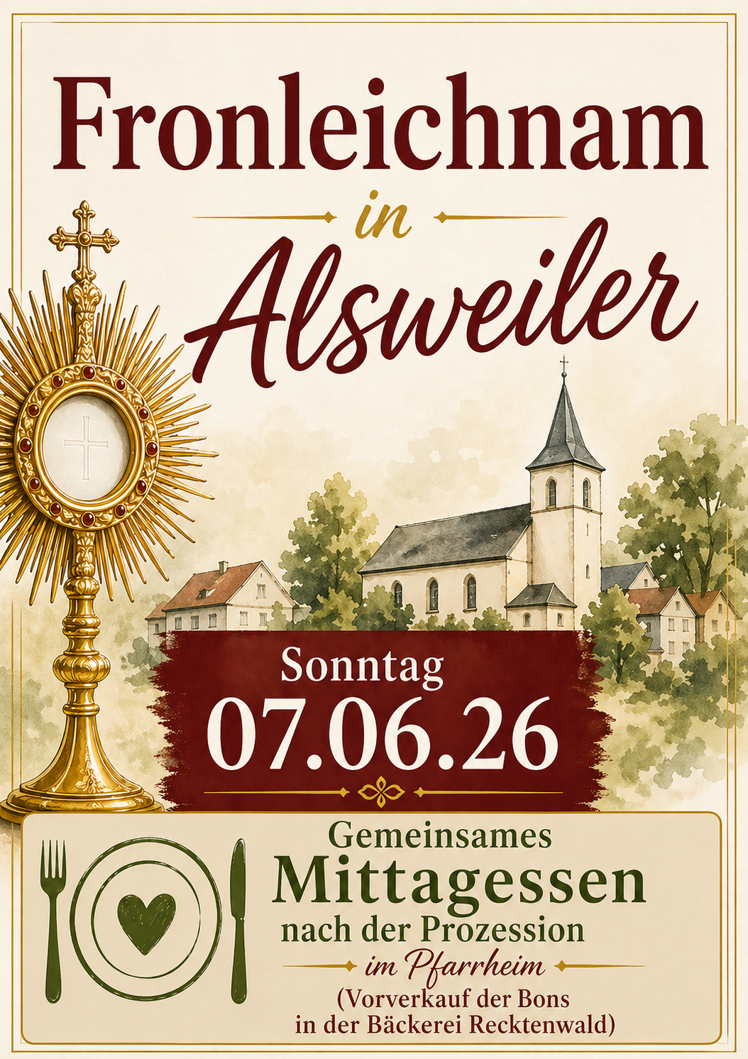 Fronleichnam Alsweiler