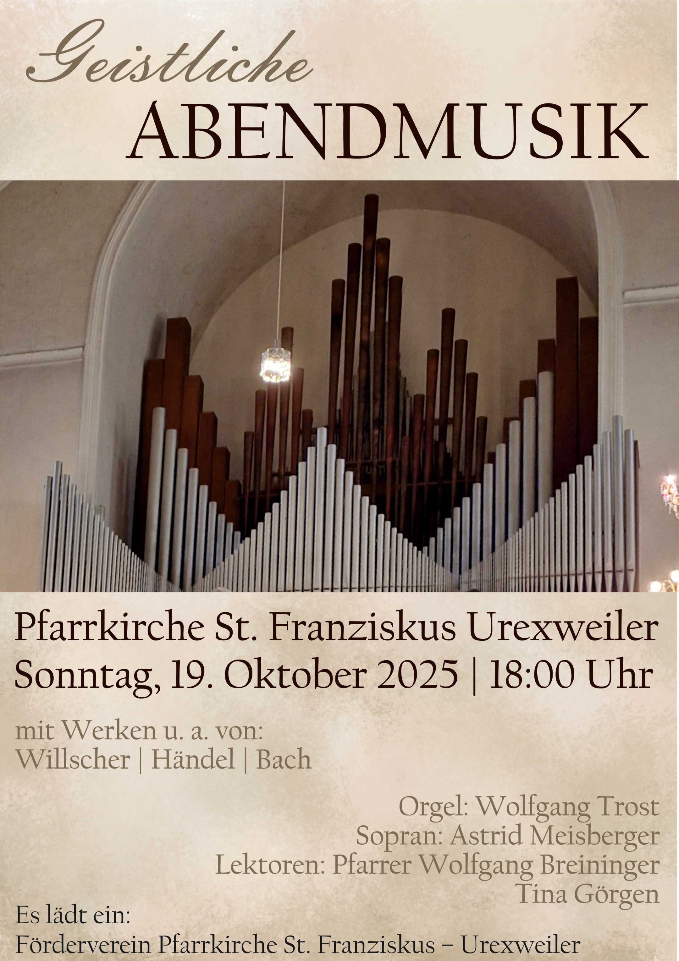 plakat Abendmusik